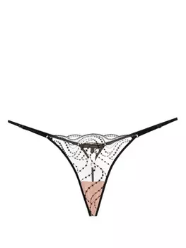 Kiki de Montparnasse трусы-стринги Ondule, черный