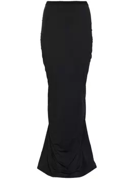 Kiki de Montparnasse юбка из джерси со сборками, черный