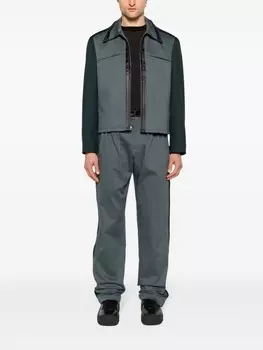 Kiko Kostadinov куртка Ugo со вставками, зеленый