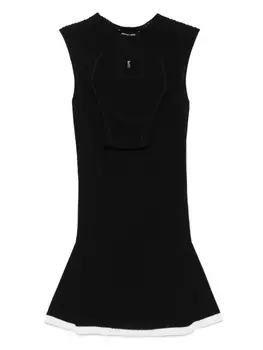 Кико Костадинов Вязаное платье Vecto Kiko Kostadinov, черный