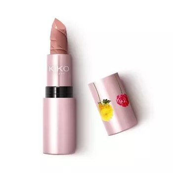 KIKO Milano, Days in Bloom Hydra-Glow Lipstick, Увлажняющая губная помада, 01 Perfect Beige, 3,5 г