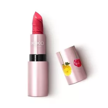 KIKO Milano, Days in Bloom Hydra-Glow Lipstick, Увлажняющая губная помада, 05 Red Mindset 3,5 г