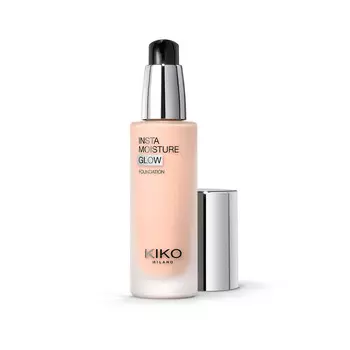 KIKO Milano, Instamoisture Glow Foundation, Увлажняющая жидкая основа со сияющим финишем, 3 розы, 30 мл