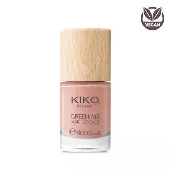 KIKO Milano Лак для ногтей Green Me Nail Lacquer натуральный 03 Elegant Rose 10мл