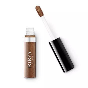 KIKO Milano, Long Lasting Liquid Eyeshadow, Высокостойкие жидкие тени для век, оттенок 05 Universal Brown, 4,5 мл