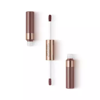 KIKO Milano, Matte & Shiny Duo Liquid Lip Color, жидкая помада с двойным финишем, 03 Different Twins, 7 мл
