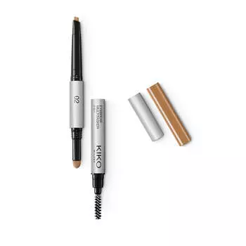 KIKO Milano Многофункциональный карандаш для бровей Eyebrow Multitasker 3в1 02 Блондинки и Рыжие 0,4г
