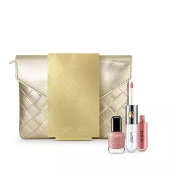 KIKO Milano, Подарочный набор для макияжа Holiday Premire Forever Together, 01 Beige Minuet, Набор косметики, 2 шт