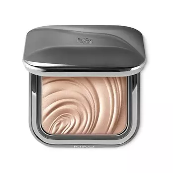 KIKO Milano, Пудра-хайлайтер Glow Fusion Intense, пудра-хайлайтер для лица, оттенок 01 шампанского, 10,5 г