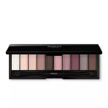 Kiko Milano Smart Eyeshadow палетка из 10 теней с двойным аппликатором 01 Garden Rose, 7 г