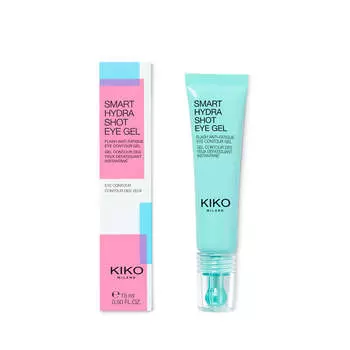 KIKO Milano Smart Hydra Shot Eye Gel увлажняющий гель, устраняющий отечность и темные круги под глазами 15мл