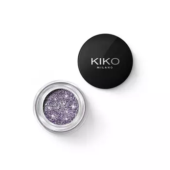 Kiko Milano, Stardust Eyeshadow, Гелевые тени для век с биоразлагаемым блеском 05 Purple Blossom, 3,5 г