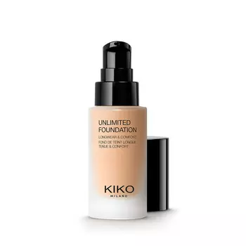 KIKO Milano, Unlimited Foundation, Стойкая жидкая основа 3G 30 мл