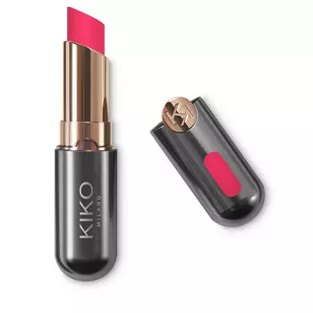KIKO Milano, Unlimited Stylo, Полуматовая кремовая помада 10 Strawberry Red 2 г