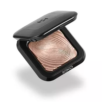 KIKO Milano, Water Eyeshadow, мгновенный оттенок для влажного и сухого нанесения, цвет 02 Шампанское, 3 г