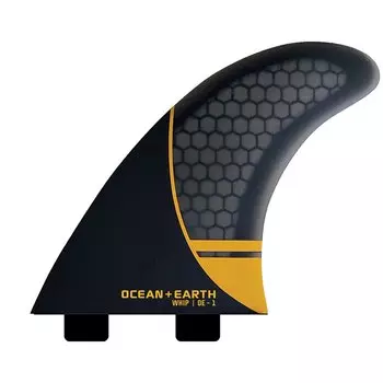Киль для серфинга Ocean & Earth OE1 Whip Thruster Dual Tab, серебряный