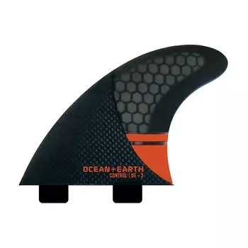 Киль для серфинга Ocean & Earth OE2 Control Dual Tab, серебряный