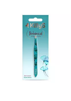 KillyS Пинцет Botanical Inspirations Slant Tweezer анютины глазки скошенный пинцет