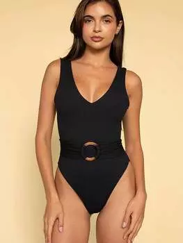 Ким слитный купальник Montce, черный