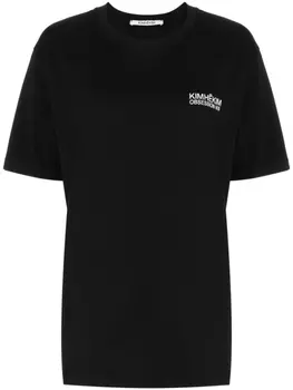 Kimhekim футболка с логотипом, черный