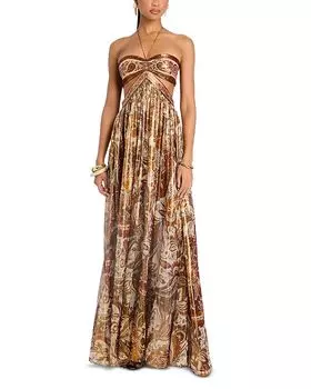 Кимми Макси-платье с вырезами Retrofete, мультиколор