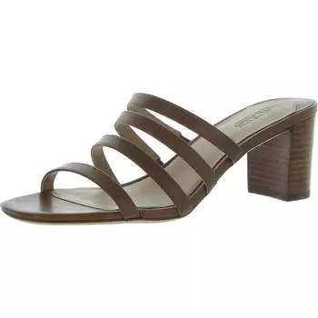 Kimmie женские кожаные туфли с ремешками и блочным каблуком Lauren Ralph Lauren, цвет polo tan burnished calf