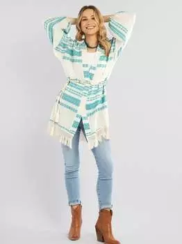 Кимоно Izia, бирюзовый