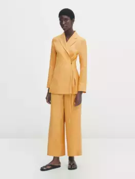 Кимоно пиджак Massimo Dutti, желтый