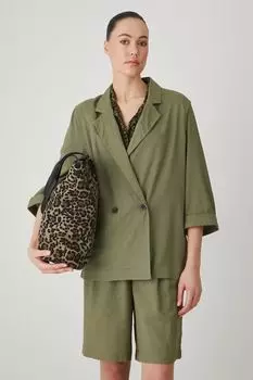 Кимоно с добавлением льна Medicine, зеленый