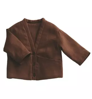 Кимоно Zara Timelesz Linen, темно-коричневый