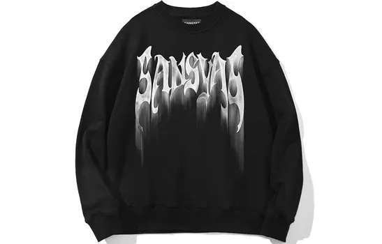 Kimura Sansha Толстовка унисекс SANSYAS, Черный (белые логотипы)