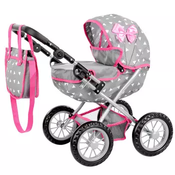 Kinderplay — Глубокая складная кукольная коляска.