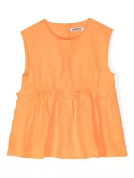 Kindred блузка из органического хлопка с оборками, оранжевый