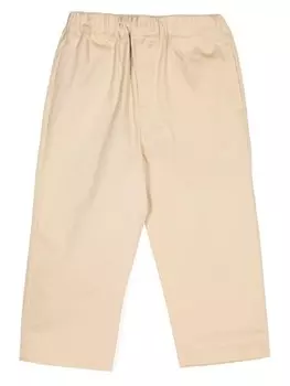 KINDRED брюки из органического хлопка с резинкой на талии, коричневый