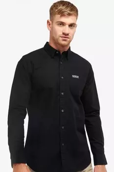 Кинетическая оксфордская рубашка Barbour International, черный