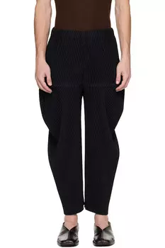 Кинетические скульптурные брюки Homme Pliss Issey Miyake, черный