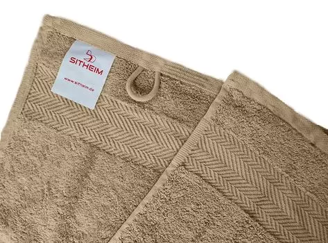 KING TUT Полотенца из 100% египетского хлопка, набор из 4 полотенец лавандового цвета Sitheim, бежевый