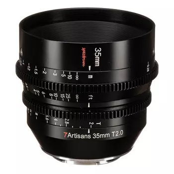 Кинообъектив 7Artisans 35mm T2.0 Spectrum, Sony E Mount, черный