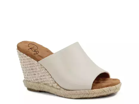 Kinsley Espadrille Wedge Сандалии Ros Hommerson, Ivory