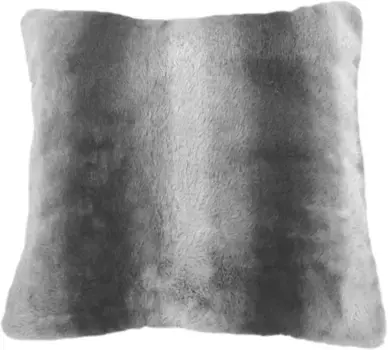 KiNZLER Чехол на подушку "Лупо", (1 шт.), искусственный мех, квадратный, 40х40 см, серый