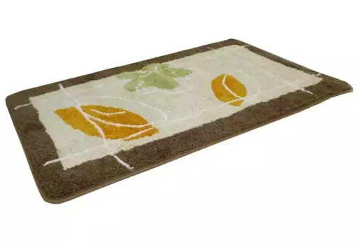 KiNZLER Коврик для ванной "Gesves" 2 шт. Отдельностоящий туалетный гарнитур, коричневый