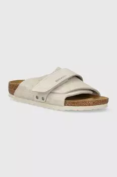 Киотские замшевые тапочки Birkenstock, бежевый