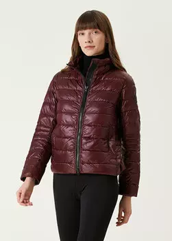 Кипарисово-бордовое красное пуховик Canada Goose