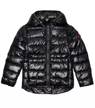 Кипарисовый пуховик Canada Goose Kids, черный