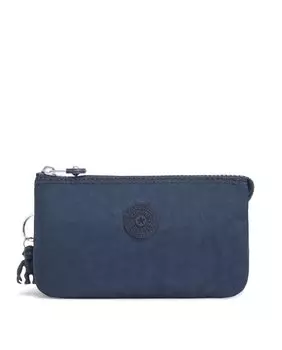 Kipling большой женский темно-синий кошелек на молнии Kipling, темно-синий