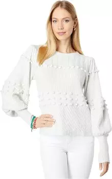 Киппа Свитер Lilly Pulitzer, цвет Heathered Seaside Grey