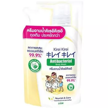 Kirei Антибактериальный гель для душа Kirei Nourish Care Refill, 400 мл, White