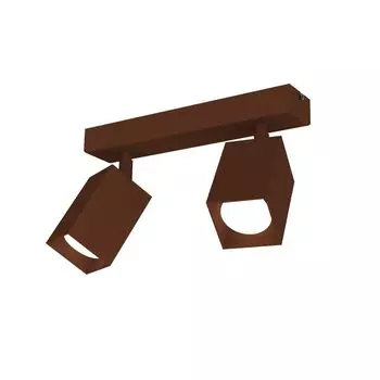 Кирпичный потолочный светильник M Plain Matt Lumicom, коричневый