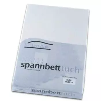 Kirsten Balk Jersey Line приталенная простыня 180-200 x 190-200 см