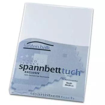 Kirsten Balk Эксклюзивная простыня на приталенном трикотаже 120-130 x 190-200 см